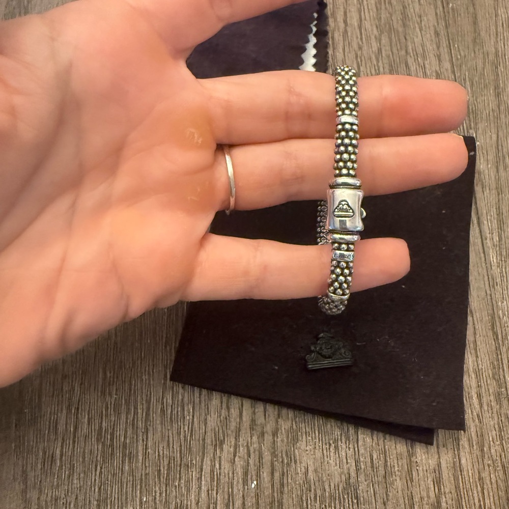Lagos Sterling Silver Caviar Bracelet